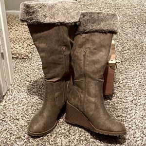 Lane Bryant Fuzzy Boots